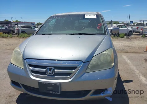 2007 Honda Odyssey Ex-L from USA, damaged, VIN 5FNRL38647B121991